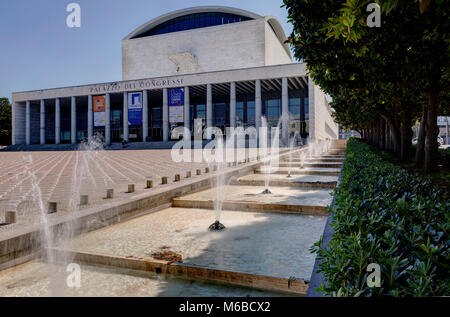 Palazzo dei Congressi in EUR Rom Stockfoto