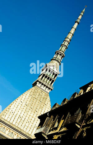 Mole Antonelliana das Symbol von Turin in Italien Stockfoto