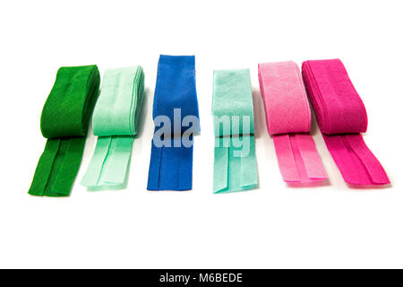 Bias in Blau, Grün und Violett Stockfoto