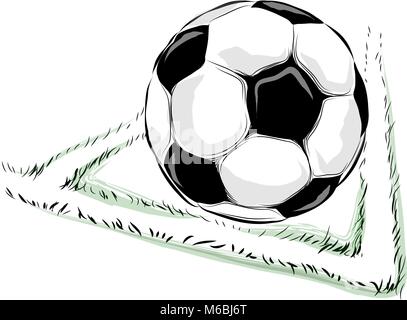 Fußball-Feld Stock Vektor