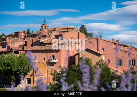 Roussillon Apt Vaucluse Provence-Alpes-Côte d'Azur Frankreich Stockfoto