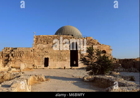 Der umayyaden Palace, Zitadelle von Amman, Jordanien Stockfoto