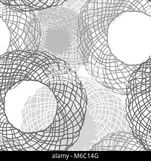 Zusammenfassung nahtlose Hintergrund aus der Ringe set Stock Vektor