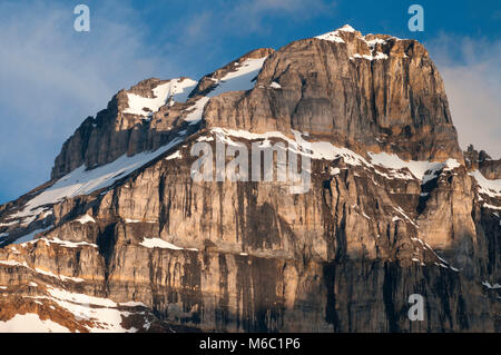 Eiffel Peak aus Lärche Valley, Banff Nationalpark, Alberta, Kanada Stockfoto