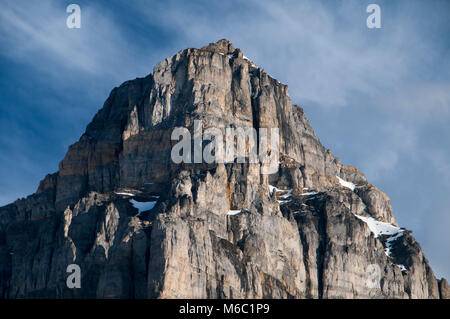 Pinnacle Mountain aus Lärche Valley, Banff Nationalpark, Alberta, Kanada Stockfoto