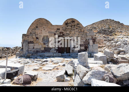 Kirche von Agios Stefanos - Ealry christliche Basilika, Insel Santorini Stockfoto