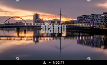 Glasgow-Clydeside Stockfoto