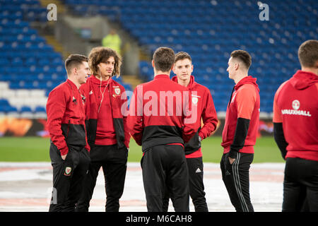 Wales v Panama, Cardiff City Stadium Stockfoto