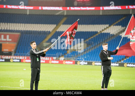 Wales v Panama, Cardiff City Stadium Stockfoto