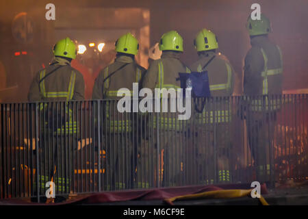 Szenen von einer Explosion in einer polnischen Shop auf Hinckley Road in Leicester, wo fünf Leute am 25. Februar gestorben, 2018 Quelle: Andy Morton/Alamy leben Nachrichten Stockfoto