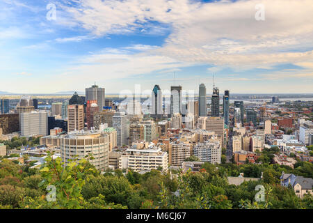 Stadtbild, Blick vom Mont Royal, Montreal, Québec, Kanada Stockfoto