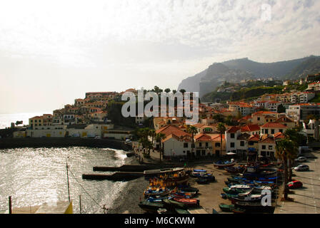 Camara de Lobos, alte Fischerdorf auf der Insel Madeira, Portugal Stockfoto