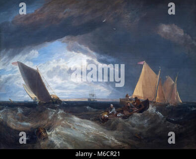 Die Kreuzung der Themse und des Medway, JMW Turner, 1807, Nationalgalerie, Washington DC, USA, Nordamerika Stockfoto