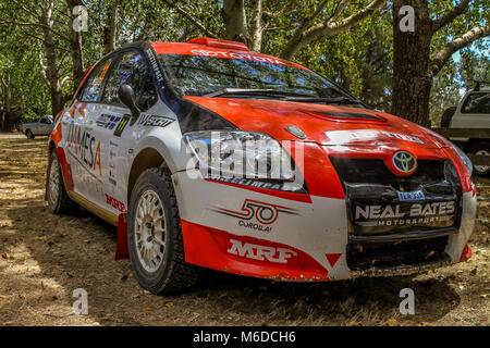 Ballarat, Victoria, Australien. 3. März, 2018. Eureka-Rallye-Cams australische Meisterschaften von Wombat State Forrest in Ballarat Victoria Australien - alle die Aktion vom ersten Tag an. Credit: Brett Keating/Alamy leben Nachrichten Stockfoto