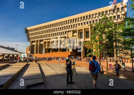 City Hall Plaza Boston, Massachusetts, USA Stockfoto