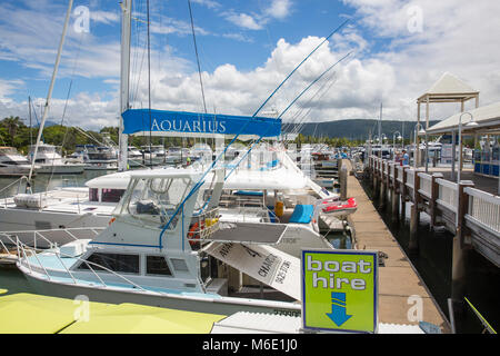 Crystalbrook Superyacht Marina in Port Douglas Far North Queensland, Australien Stockfoto