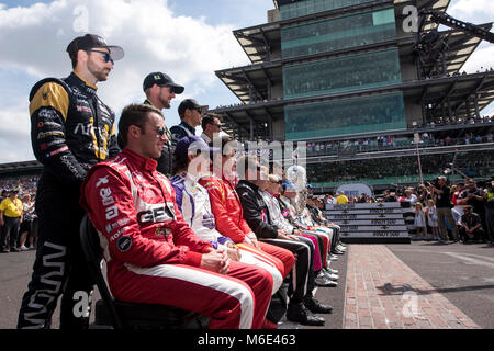 Indy 500 Veranstaltungen Stockfoto