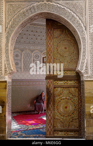 Zaouia Sidi Ahmed Tijani, Medina, Fes, Marokko Stockfoto