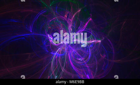 Abstrakt fractal hellen Hintergrund. Digitale 3-D-Rendering Hintergrund Stockfoto