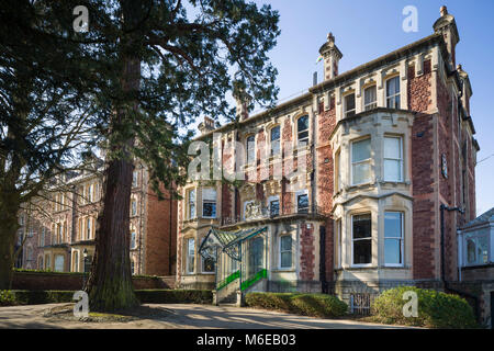 Der Oberbürgermeister Mansion House, Clifton, Bristol, offizielle Residenz des Bürgermeisters, früher ein eigenes Haus in der Stadt gespendet. Stockfoto