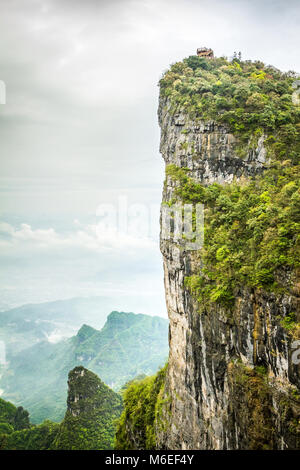 China, Hunan, Mount Tianmen Shan Stockfoto