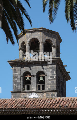 El Torre de Iglesia de Nuestra Señora de la Concepcion, Kirche Unserer Lieben Frau von der Empfängnis, San Cristobal de La Laguna, Teneriffa, Kanarische Inseln, Stockfoto