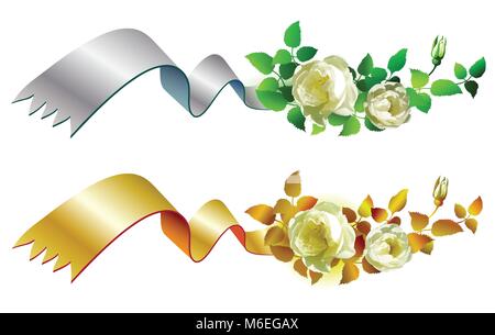 Grußkarten mit Frühling Blumen, Rosen. Valentines Tag card Design. Hintergrund für Grußkarten, Hochzeitseinladungen Stock Vektor
