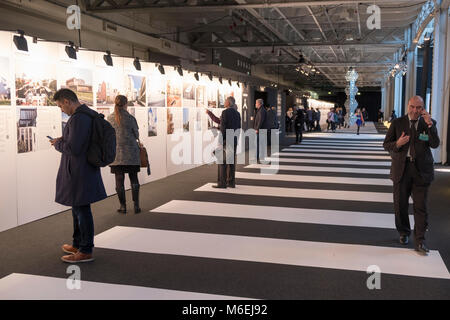 Eine Ausstellung auf der Architects@Work Messe, Olympia, 25. Januar 2018 Stockfoto