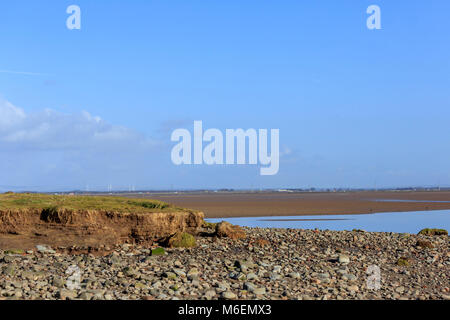 Blick auf den Solway Mündung Küste Schottland Stockfoto