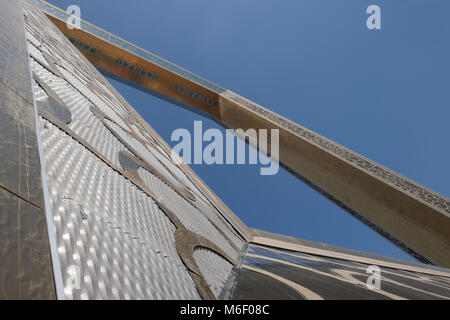 Dubai landmark Der Rahmen Stockfoto