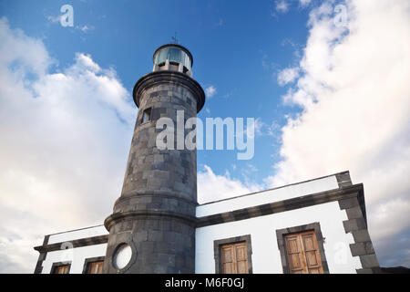 Der Leuchtturm in Fuencaliente (La Palma), Spanien. Stockfoto