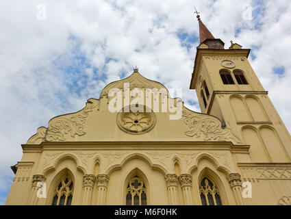 Franziskaner Kirche St. Leonard in Novo Mesto, Slowenien Stockfoto