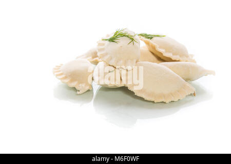 Knödel gefüllt mit Raw Stockfoto