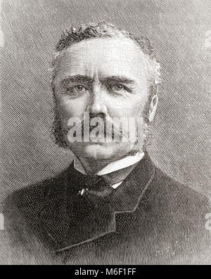 Sir Henry Campbell-Bannerman, 1836 - 1908. Britische Staatsmann der liberalen Partei und der Premierminister des Vereinigten Königreichs. Von The Strand Magazine, veröffentlicht Januar bis Juni 1894. Stockfoto