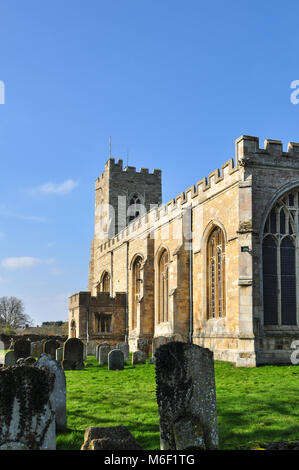 Kirche des Hl. Laurentius, Chaplin, Bedfordshire, England, Großbritannien Stockfoto