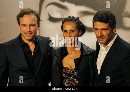 Berühmtheiten besuchen Openiing Nacht der Lumiere Film Festival, Lyon, Frankreich Stockfoto