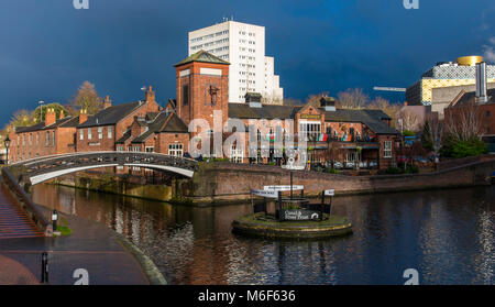 Brindley Place, Birmingham, England, Europa Stockfoto