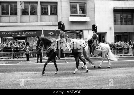 Staatsbegräbnis von Margret Thatcher, London, England, UK; Stockfoto