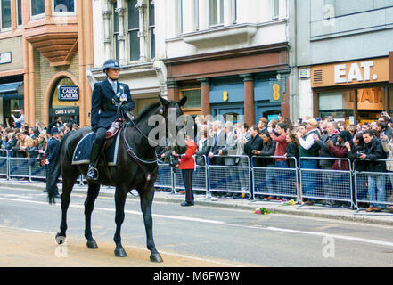 Staatsbegräbnis von Margret Thatcher, London, England, UK; Stockfoto