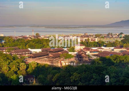 Mawlamyine, Mawlamyaing (moulmein): Gefängnis, Stadt und Meer,, Mon, Myanmar (Birma) Stockfoto