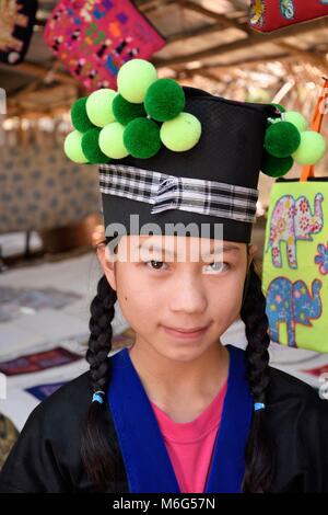 Porträts von Menschen aus Laos Stockfoto