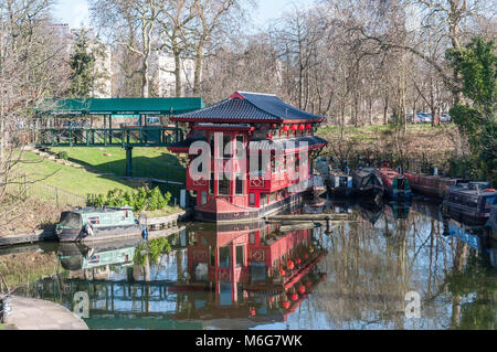 Die Feng Shang Prinzessin floating Chinesisches Restaurant, London, England, Großbritannien Stockfoto