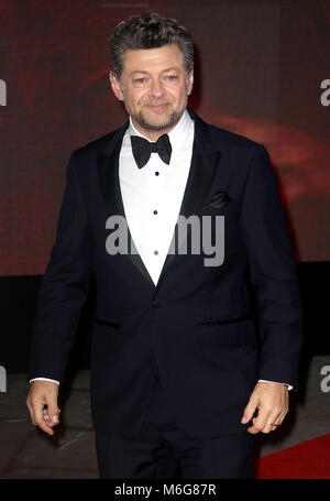 Dec 12, 2017 - Andy Serkis Teilnahme an 'Star Wars: Der letzte Jedi" Europäische Erstaufführung in der Royal Albert Hall in London, England, Großbritannien Stockfoto