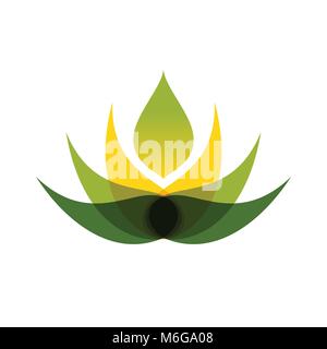 Abstrakte multiplizieren Lotus Flower Vektor Symbol Grafik Logo Design Stock Vektor