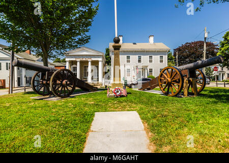 Cannon Square Stonington, Connecticut, USA Stockfoto