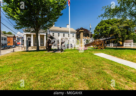 Cannon Square Stonington, Connecticut, USA Stockfoto