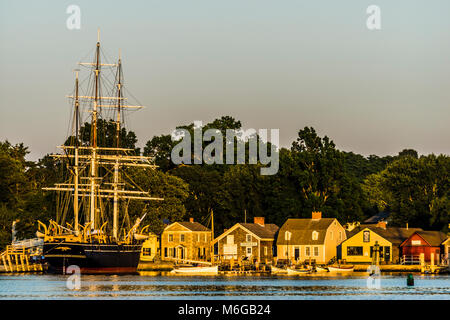 Mystic Seaport - Mystic, Connecticut, USA Stockfoto