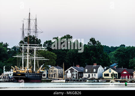 Mystic Seaport - Mystic, Connecticut, USA Stockfoto