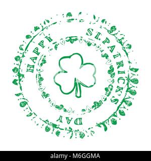 Patrick Stempel Grün-04 Stock Vektor