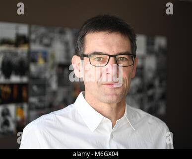 02 März 2018, Deutschland, Berlin: Martin Wikelski, Direktor des Max-Planck-Instituts für Ornithologie in Radolfzell. Foto: Soeren Stache/dpa Stockfoto